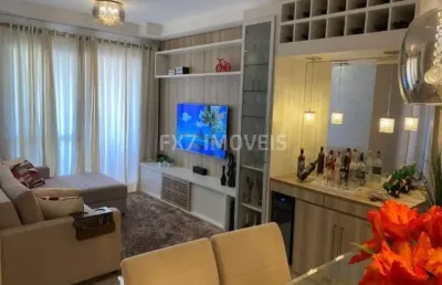 Apartamento a venda no ville de france residence no jardim aurelia em campinas mobiliado com 3 quartos