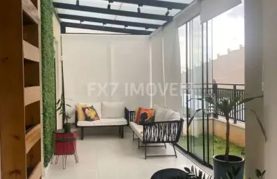 Apartamento garden no noville swiss park campinas com 130 metros