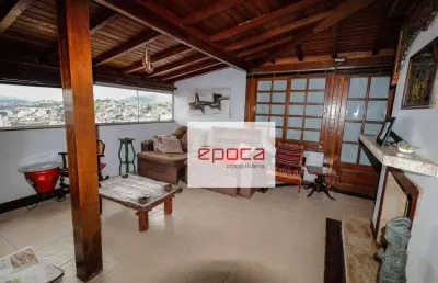 Cobertura com 4 dormitórios à venda, 194 m² por r$ 950.000,00 - santa efigênia - belo horizonte/mg