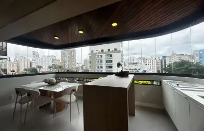 Apartamento com 4 quartos à venda no boqueirão, santos , 240 m2 por r$ 2.760.000