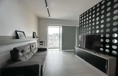 Apartamento com 1 quarto para alugar no pompéia, santos , 52 m2 por r$ 5.500