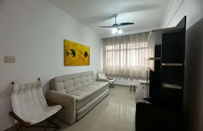 Apartamento com 2 quartos para alugar no gonzaga, santos , 98 m2 por r$ 4.500