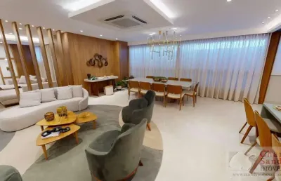 Apartamento para venda em goiânia, setor marista, 4 dormitórios, 4 suítes, 6 banheiros, 3 vagas