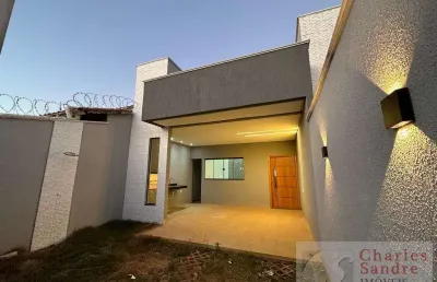 Casa para venda em goiânia, setor santos dumont, 3 dormitórios, 2 suítes, 2 banheiros, 2 vagas