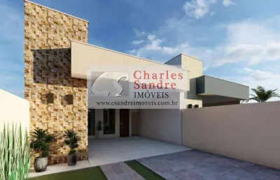Casa para venda em aparecida de goiânia, cidade satélite são luiz, 3 dormitórios, 2 suítes, 3 banheiros, 3 vagas
