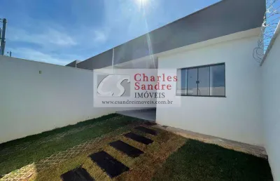 Casa para venda em aparecida de goiânia, jardim tropical, 3 dormitórios, 1 suíte, 2 banheiros, 2 vagas