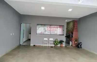 Casa para venda em aparecida de goiânia, vila brasília, 3 dormitórios, 1 suíte, 2 banheiros, 2 vagas
