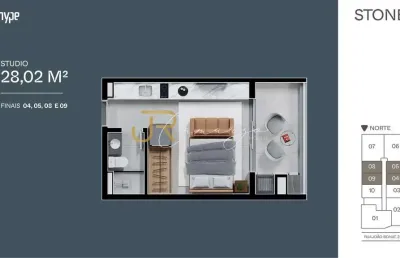 Apartamento à venda na Rua João Bonat, 227, Novo Mundo, Curitiba