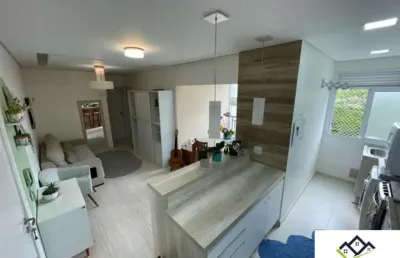 Apartamento de 63m² 2 quartos (1 suite com closet) sala com sacada, cozinha americana planejada e 1 vaga coberta no forest, todo planejado