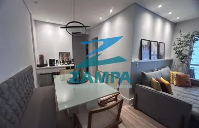 Apto de 2 quartos (1 suite) planejado, vanranda gourmet e 1 vaga no palazzo reale