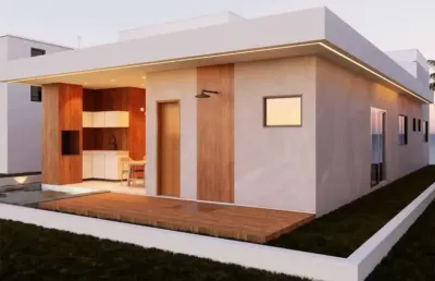 Casa plana à venda com 03 suítes o alphaville terras 4, eusébio - ceará