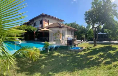 Casa em condomínio para venda em mata de são joão, praia do forte, 5 dormitórios, 5 suítes, 7 banheiros, 4 vagas