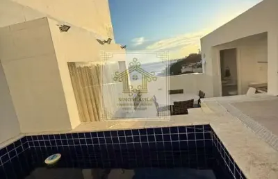 Cobertura duplex para venda em salvador, ondina, 1 dormitório, 1 suíte, 2 banheiros, 2 vagas