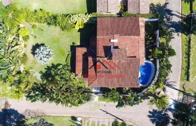 Casa com 5 dormitórios à venda, 440 m² por r$ 4.300.000,00 - massaguaçu - caraguatatuba/sp