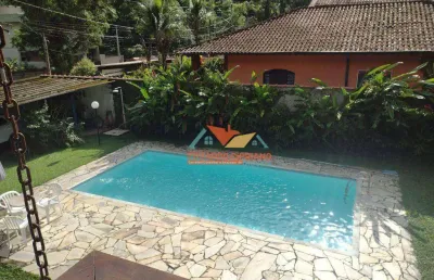 Casa com 3 suítes à venda, 720 m² por r$ 950. - recanto verde mar - caraguatatuba/sp