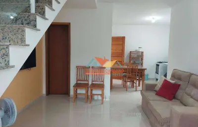 Casa com 2 dormitórios para alugar, 78 m² por r$ 2.817,50/mês - massaguaçu - caraguatatuba/sp