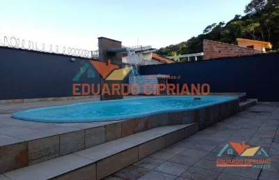 Casa com 3 dormitórios à venda, 111 m² por r$ 690.000,00 - massaguaçu - caraguatatuba/sp