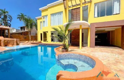Casa com 5 dormitórios à venda, 700 m² por r$ 4.000.000,00 - massaguaçu - caraguatatuba/sp