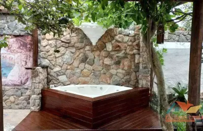 Casa com 3 dormitórios, 390 m² - venda por r$ 1.500.000 ou aluguel por r$ 6.000/mês - pontal de santa marina - caraguatatuba/sp