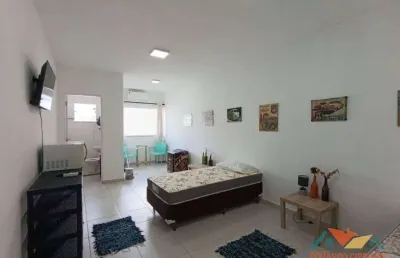 Apartamento com 1 dormitório para alugar, 30 m² por r$ 1.700,01/mês - centro - caraguatatuba/sp
