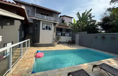Casa com 5 dormitórios para alugar, 520 m² por r$ 5.500,00/mês - massaguaçu - caraguatatuba/sp