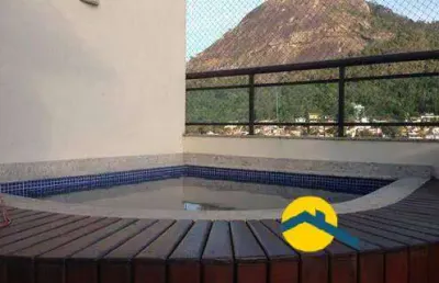 Excelente cobertura linear de 3 quartos com 2 vagas em são francisco.