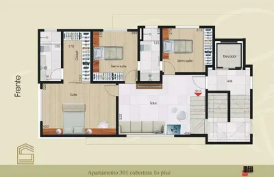 Apartamento com 3 quartos à venda na rua custódio de melo, liberdade, belo horizonte por r$ 620.000
