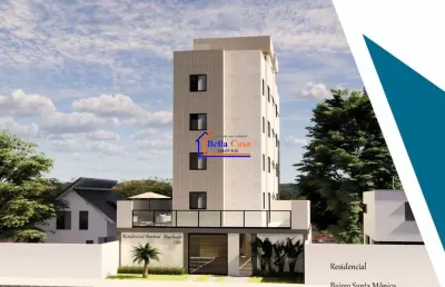 Cobertura com 2 quartos à venda na rua coelho neto, santa mônica, belo horizonte por r$ 509.000