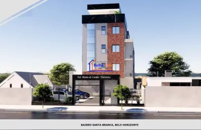 Apartamento com 2 quartos à venda na rua júlio diniz, santa branca, belo horizonte por r$ 450.000