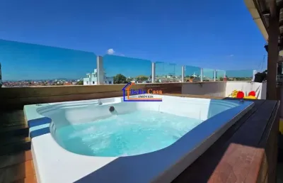 Cobertura com 3 quartos à venda na rua pedra lavada, rio branco, belo horizonte por r$ 480.000