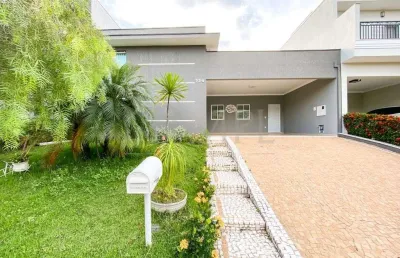Casa à venda no condomínio amstalden em indaiatuba com 3 suítes