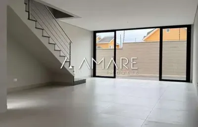 Casa em condomínio fechado com 3 quartos à venda na rua joão batista franceschini, 133, santa felicidade, curitiba, 115 m2 por r$ 840.000