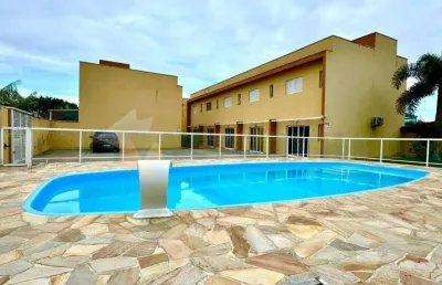 Sobrado em condomínio à venda em caraguatatuba, recanto som do mar, com 2 quartos, 75m²