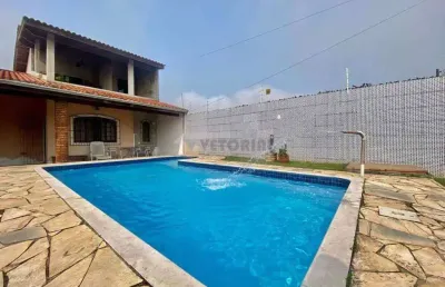 Sobrado à venda em caraguatatuba, pontal de santa marina, com 3 quartos, 160m²
