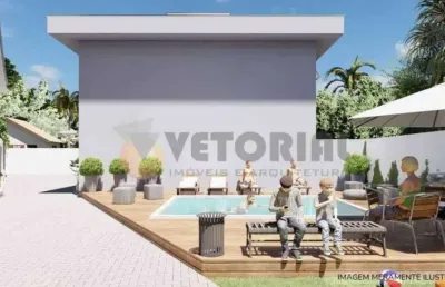 Sobrado à venda em caraguatatuba, massaguaçu, com 2 quartos, 72m²