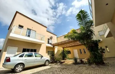 Sobrado em condomínio à venda em caraguatatuba, pontal de santa marina, com 3 quartos, 142m²