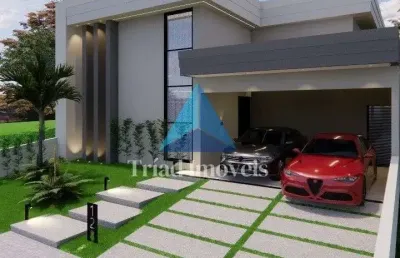 Casa nova no condominio recanto das aguascom 3 dormitórios à venda, 198 m² - jardim primavera - nova odessa/sp