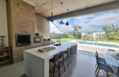 Casa em condomínio fechado com 4 quartos à venda na Avenida João De Barro, 550, Jardim Colonial I, Araçoiaba da Serra