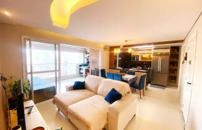 Excelente apartamento à venda, com 106 m2, localizado no parque são jorge, possui 03 suítes, conceito aberto, varanda gourmet, móveis planejados, 02 vagas de garagem.