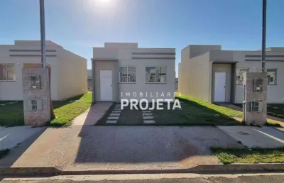 Casa com 2 dormitórios à venda, 44 m² - residencial minerva 2 - presidente prudente/sp
