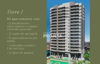Apartamento com 2 dormitórios à venda, 69 m² - jardim paulista - presidente prudente/sp