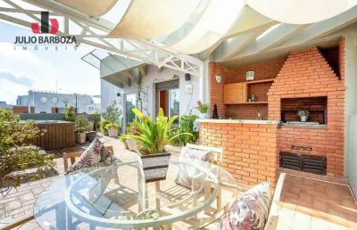 Cobertura com 3 dormitórios à venda, 287 m² por r$ 3.480.000,00 - moema - são paulo/sp