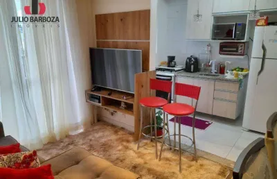 Apartamento reformado mobiliado com 2 dormitórios 1 vaga  à venda, 50 m² por r$ 480.000 - vila augusta - guarulhos/sp