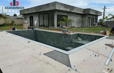 Casa com piscina 4 suítes 1 master  à venda, 281 m² por r$ 2.500.000 - condomínio residencial shamballa iii - atibaia/sp