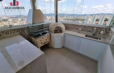 Cobertura com 5 dormitórios 1 suíte spa área gourmet 3 vagas à venda, 189 m² por r$ 1.000.000 - gopoúva - guarulhos/sp