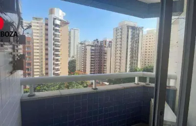 Apartamento em moema pássaros, com 2 dormitórios, sendo 1 suíte, sacada, e 2 vagas de garagem