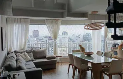 Cobertura com 1 dormitório à venda, 120 m² por r$ 2.100.000,00 - consolação - são paulo/sp
