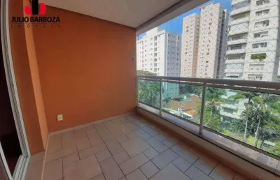 Apartamento no brooklin novo com 3 dormitórios,sendo 1 suíte, sacada, e  2vagas de garagem