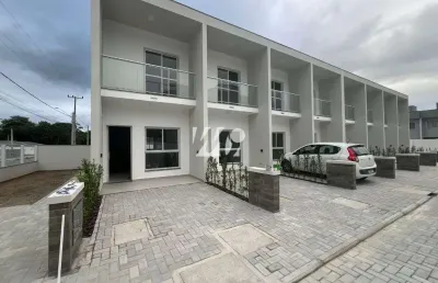 Casa em condomínio fechado com 2 quartos à venda na Rua Dos Diamantes, 1, Sertão do Maruim, São José
