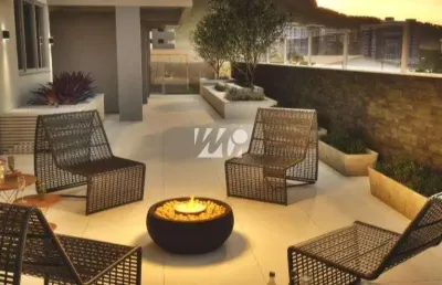 Apartamento com piscina e 2 quartos e suíte na pedra branca